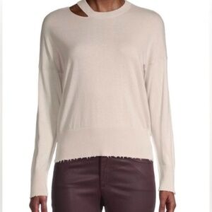 n:Philanthropy - Off-white distressed sweater